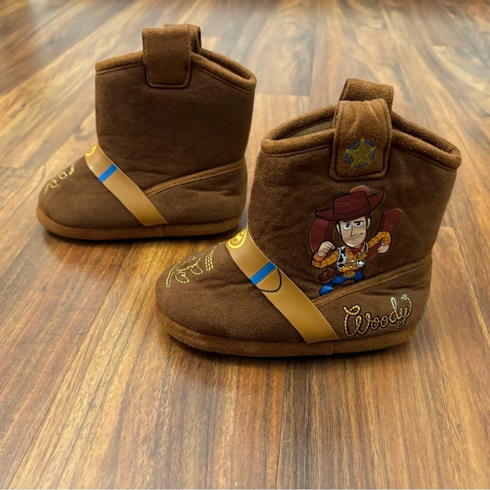Disney Pixar Toy Story Woody Cowboy Boot Slippers